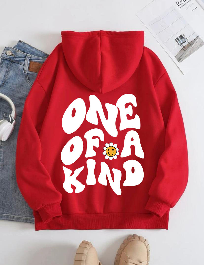 One of a kind red hoodie