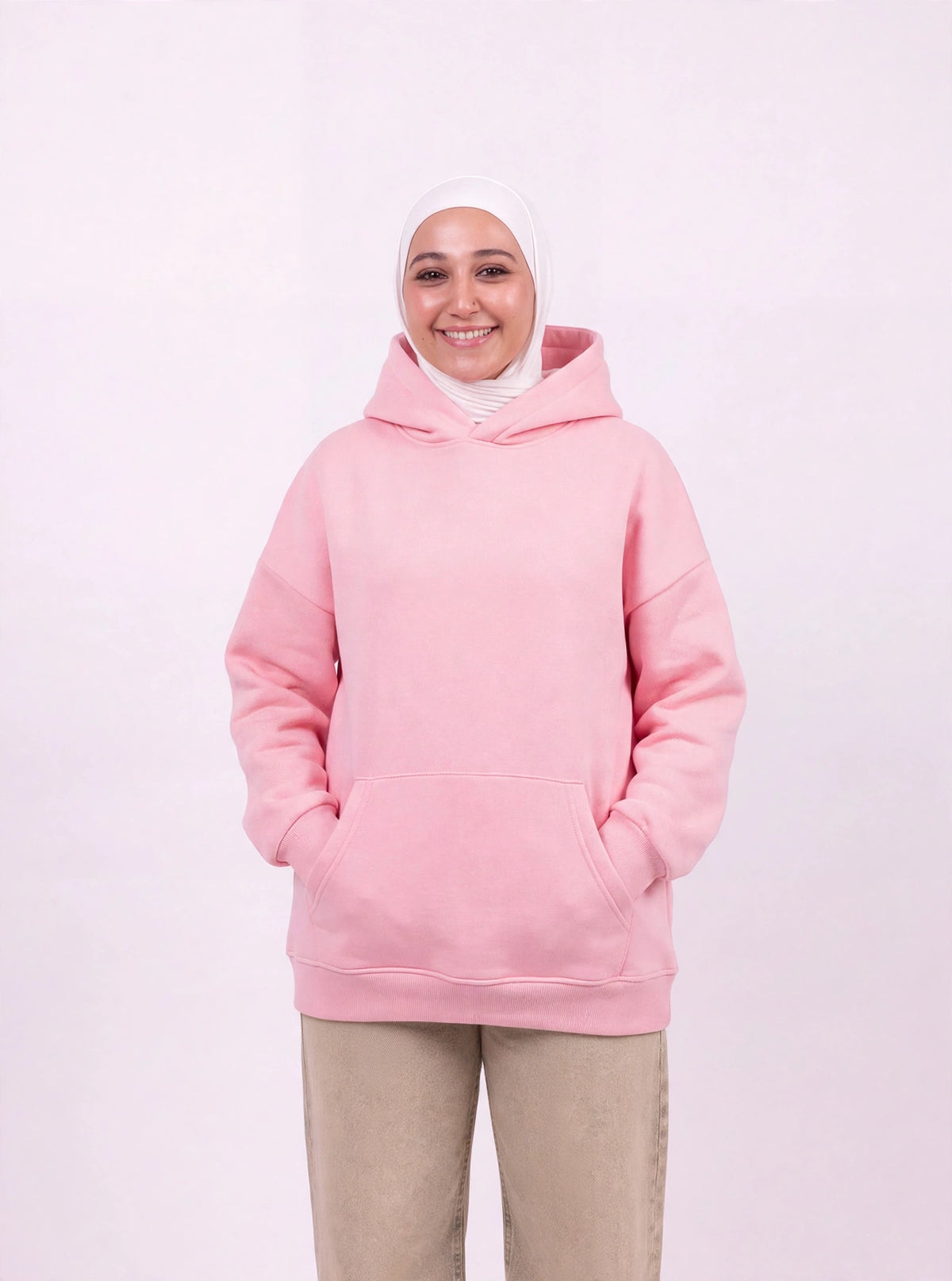 Pink oversize hoodie
