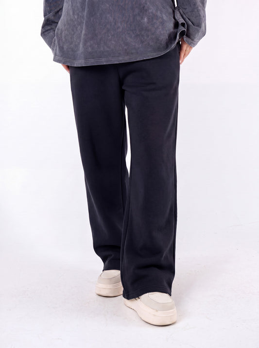 navyblue wideleg sweatpants