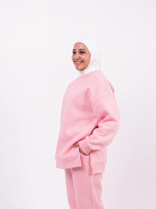 pink comfy-go sweatshirt
