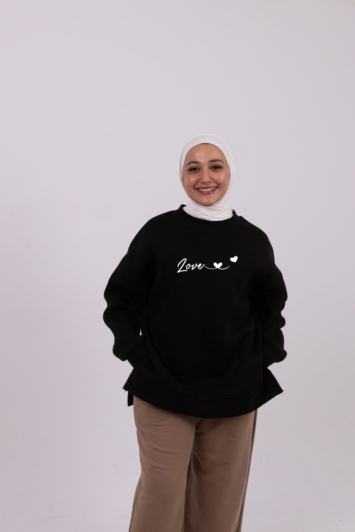 Love Black summer-sweatshirt