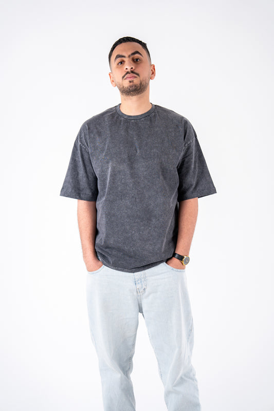 washed basic t-shirt