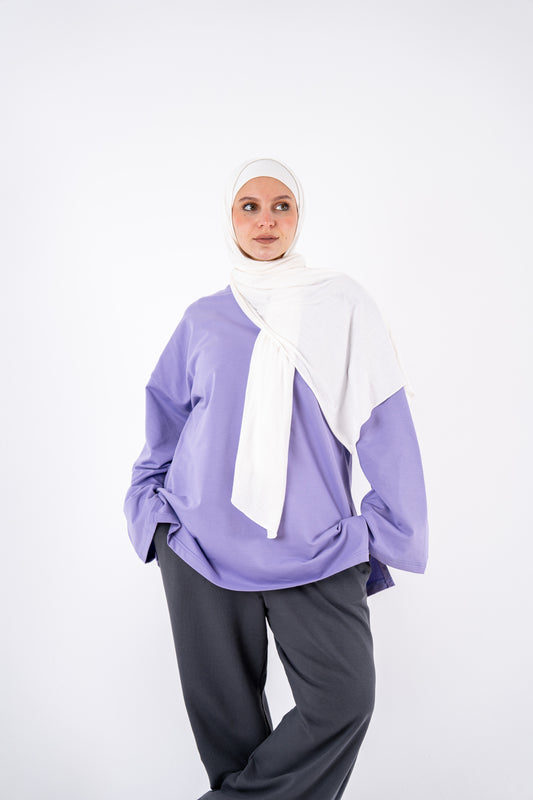 flower market lavender widesleeves t-shirt