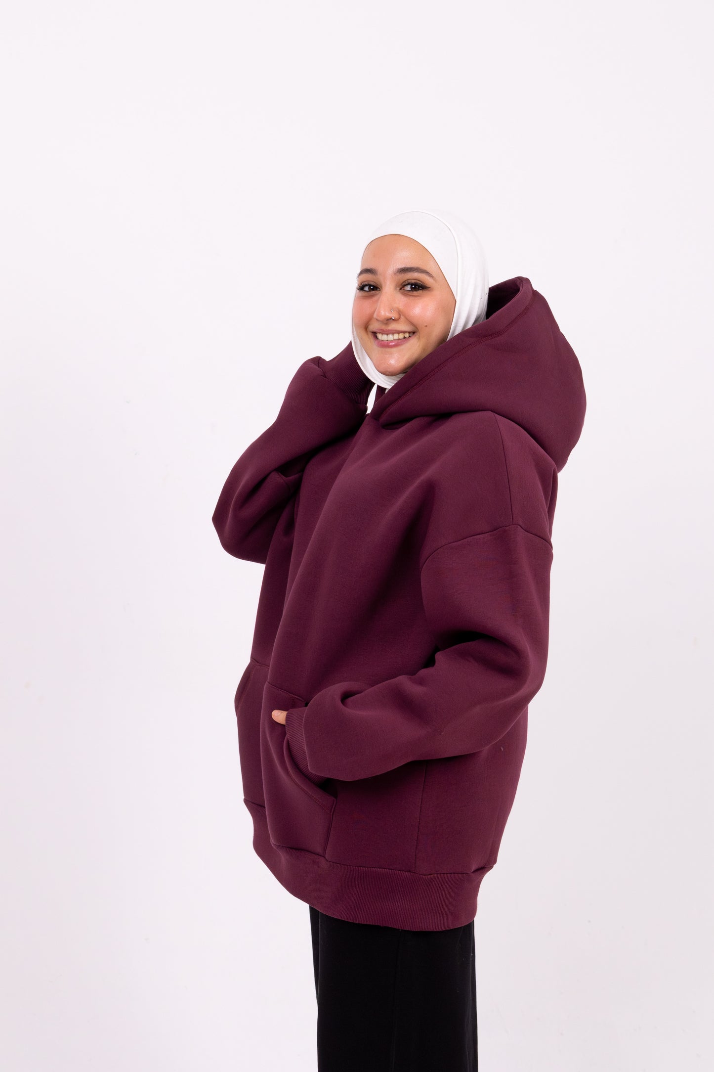 Destiny burgundy hoodie
