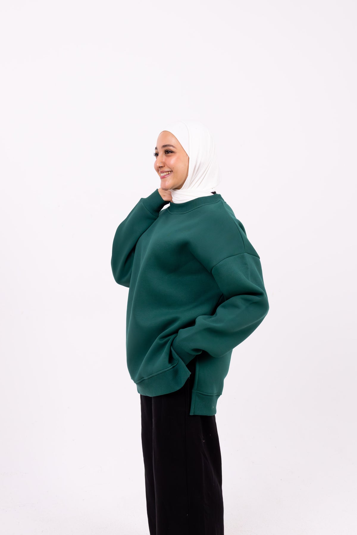 Slow and steady olive comfy-go sweatshirt