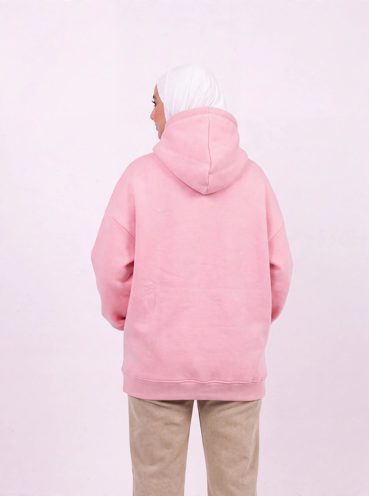 Pink oversize hoodie
