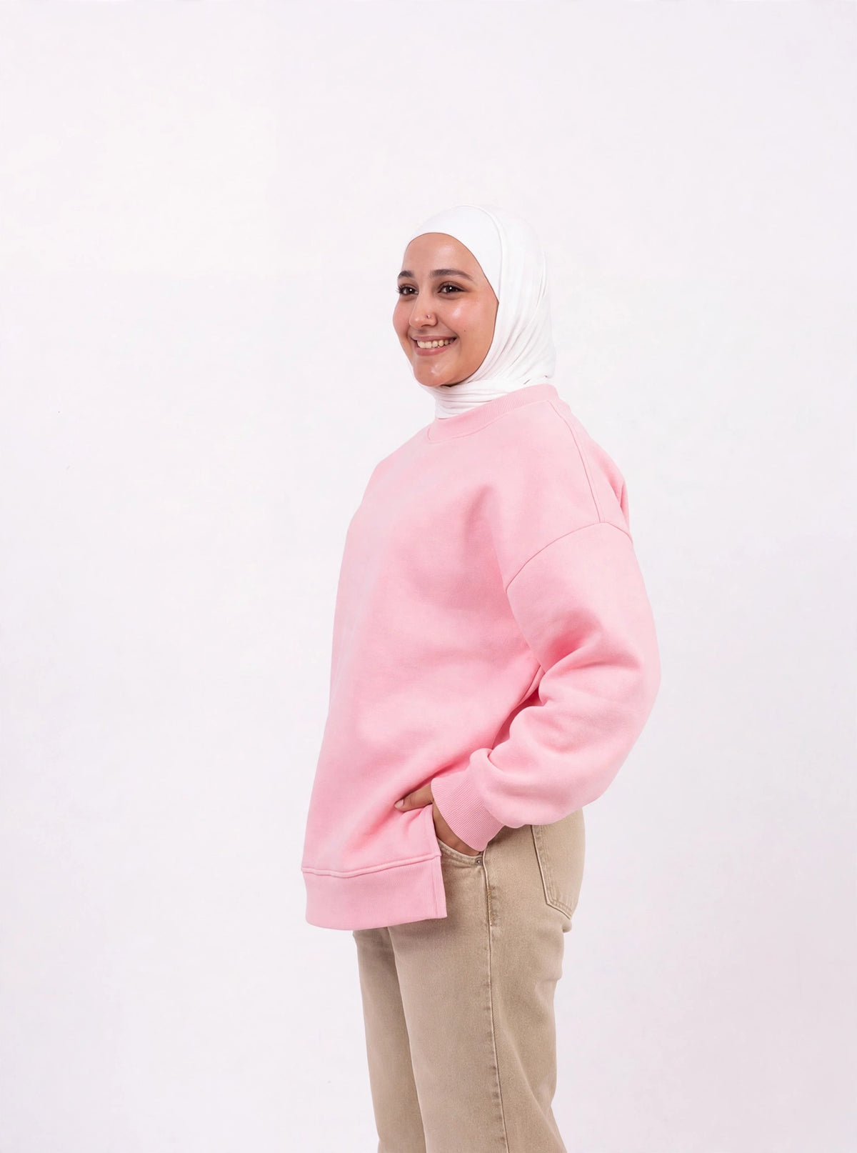 Los Angeles pink comfy-go sweatshirt