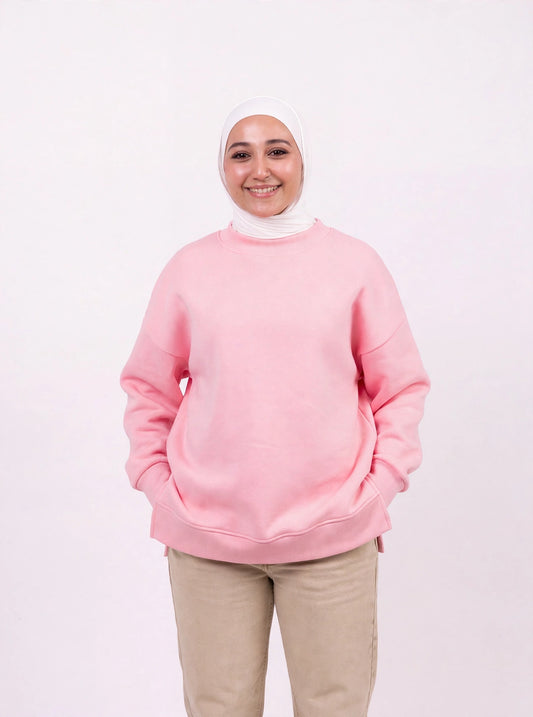 pink comfy-go sweatshirt