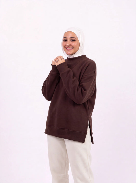 Brown comfy-go sweatshirt