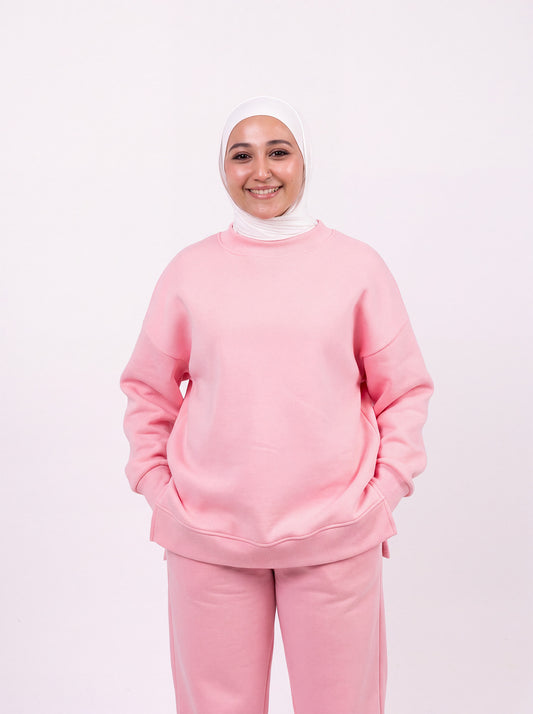 pink comfy-go sweatshirt