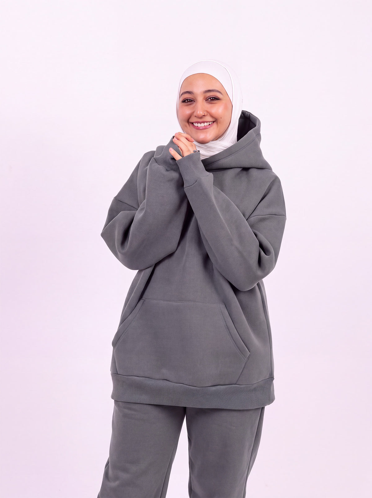 Tokyo grey hoodie