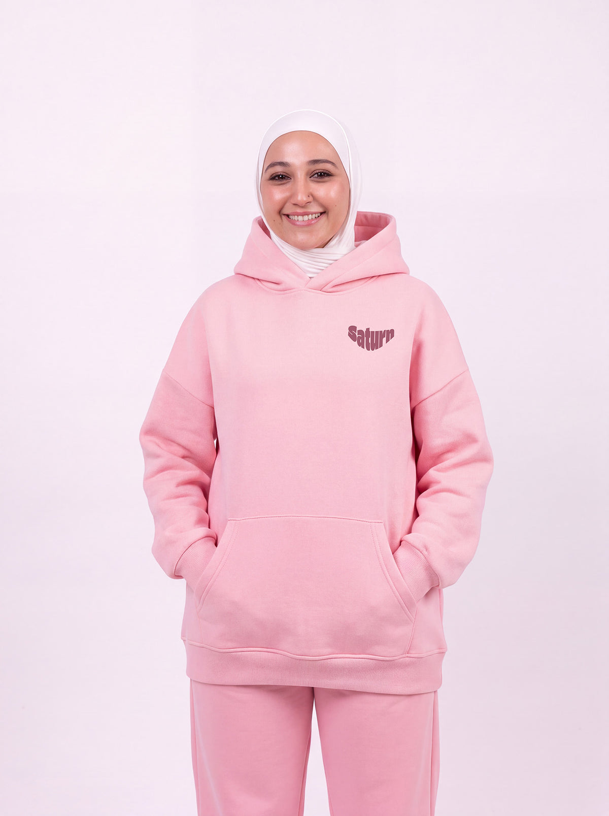Saturn pink hoodie