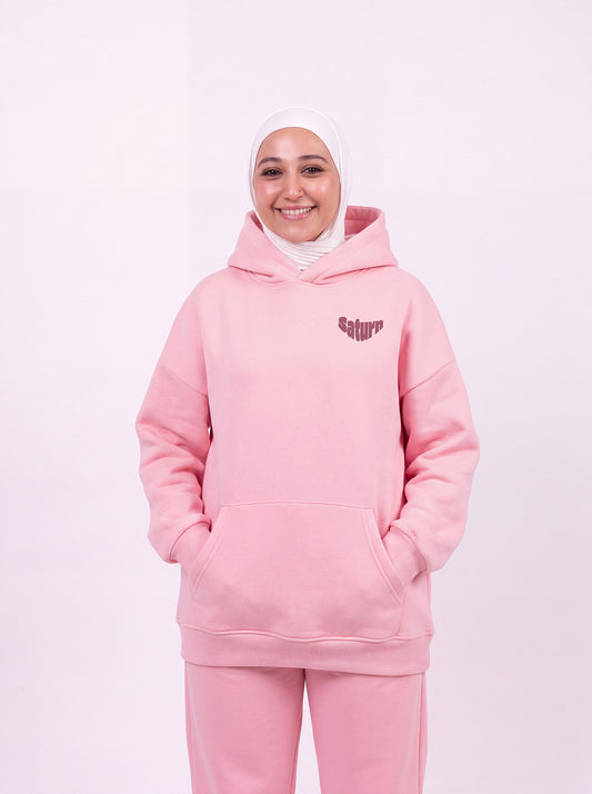 Saturn pink hoodie
